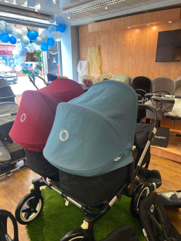 Bugaboo Donkey 2 Twin - Full Package - Red & Blue - Image 3