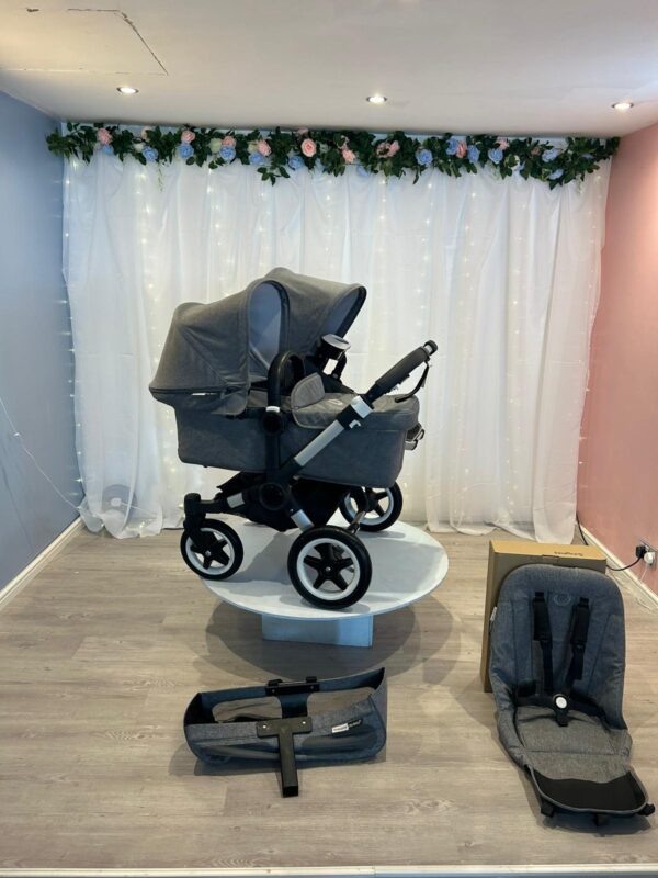 Bugaboo Donkey Duo 2 - Grey Melange - Image 2