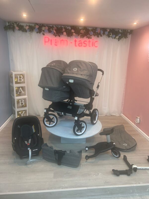 Bugaboo Donkey 3 Duo- complete package- Grey melange - Image 2