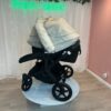 Donkey 5 Duo - black frame - black fabrics - Misty white hoods. - Image 5