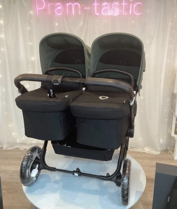 Bugaboo donkey 5 twin black & Forrest green - Image 6